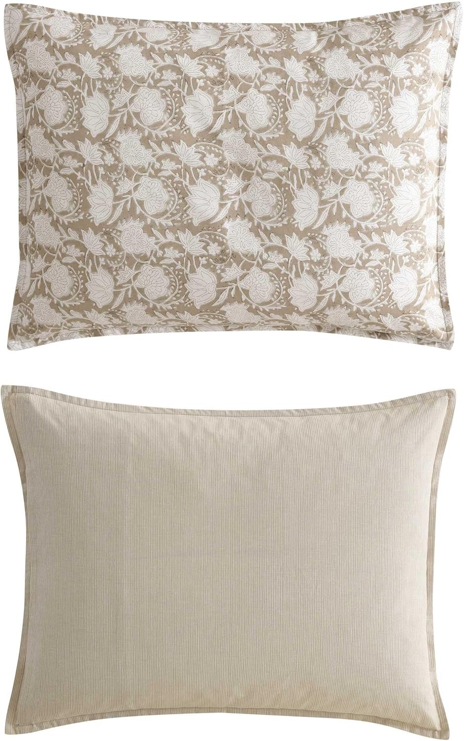 Nautica TwinTwin XL Comforter Set Bayport Floral Beige