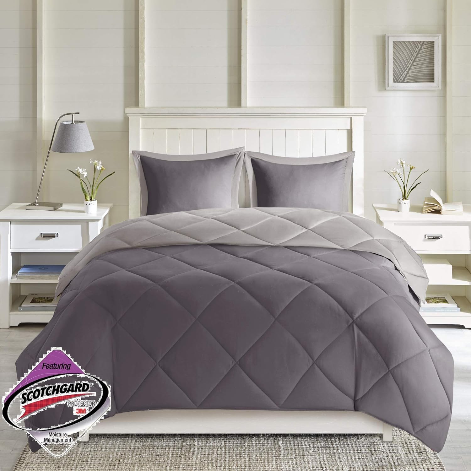 Madison Park Larkspur Reversible Comforter Set