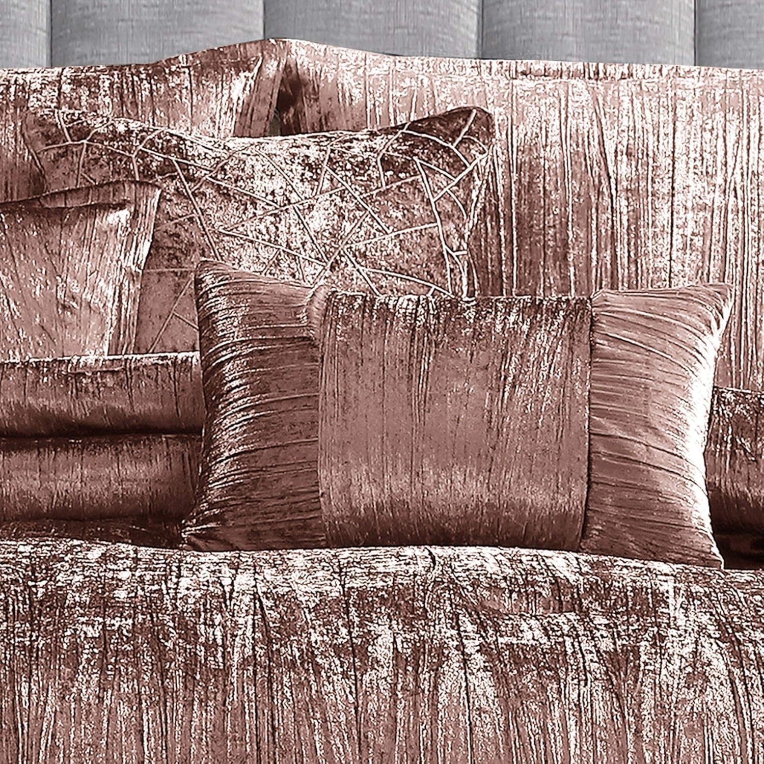 Riverbrook Home Turin Comforter Set King Blush 7 Piece
