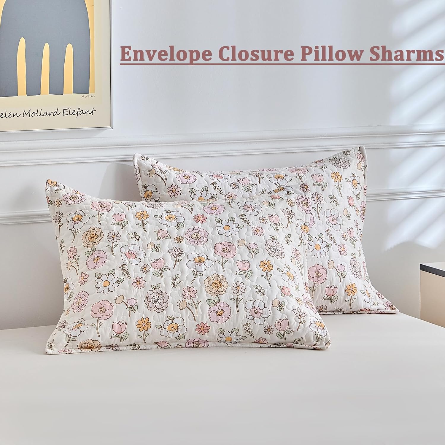 DuShow Queen Quilt Bedding Set Lightweight 3-Piece Quilt Set