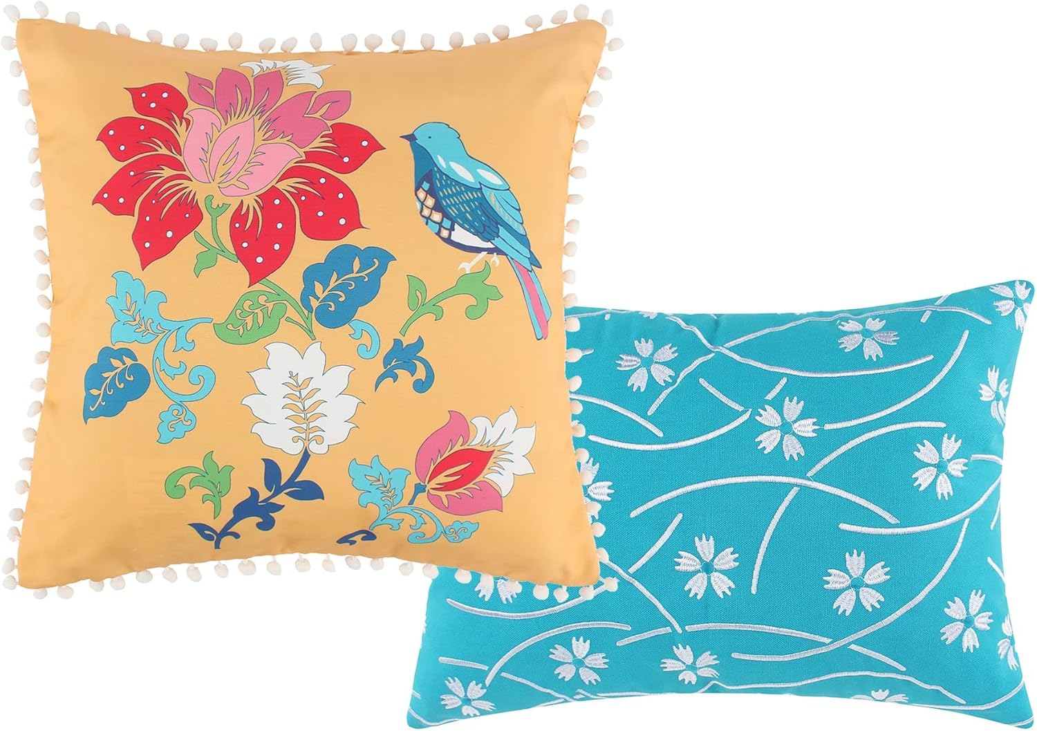 Greenland Home Thalia Velvet Embellished Cotton Quilt Set 5-Piece KingCal King