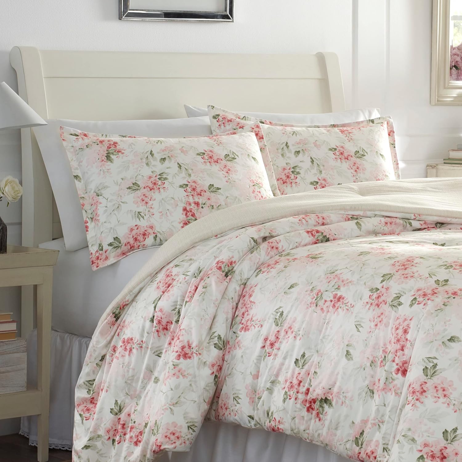 Laura Ashley King Comforter Set Wisteria Pink