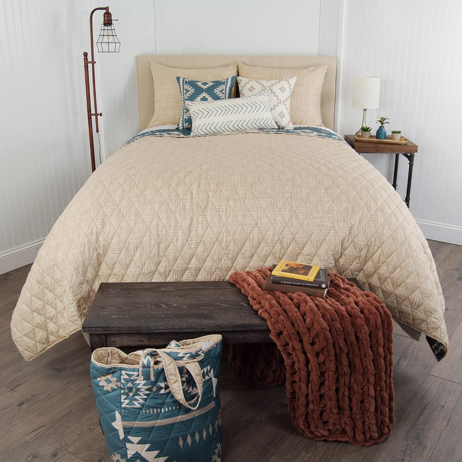 Donna Sharp Twin Quilt Set - 2 Piece - Mesquite Southwest Pattern