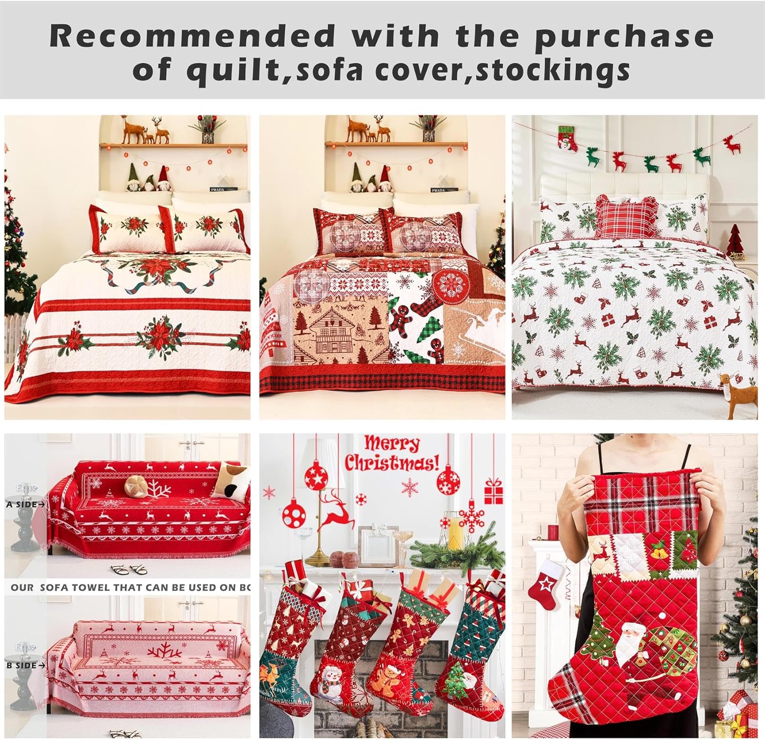 Cmfshape Halloween Bedspread Set King Size 4 Piece with Pillow Shams