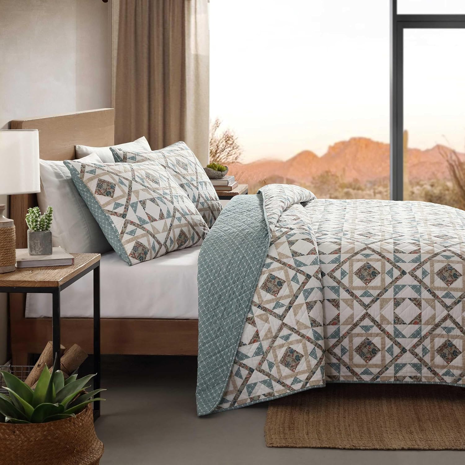 Wrangler Twin Quilt Set - Super Soft Reversible Bedding