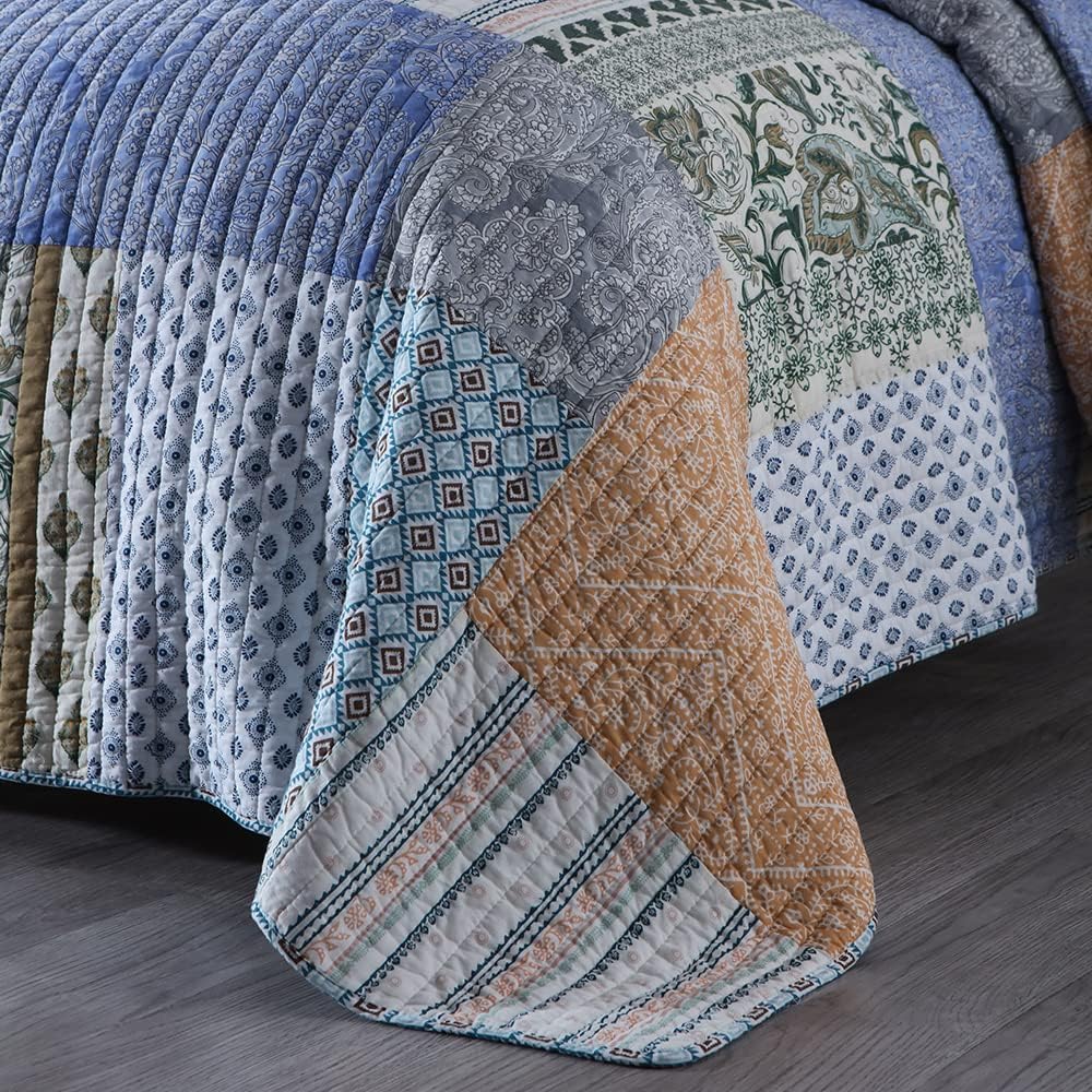 Autumn Dream Reversible Cotton Quilt Set King Size 1