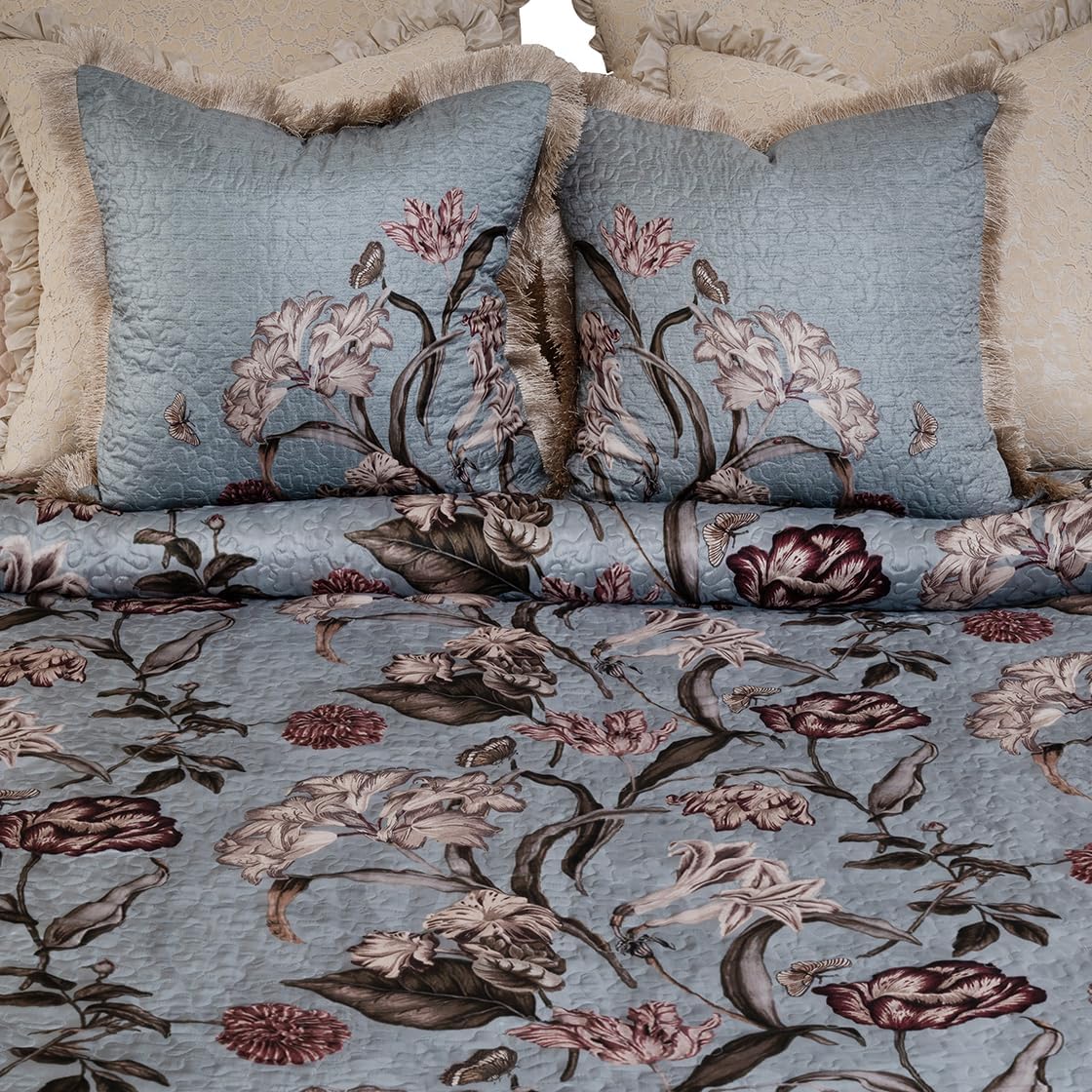 DIVA RICHE Tulip Duvet Cover Set 3pc Jade