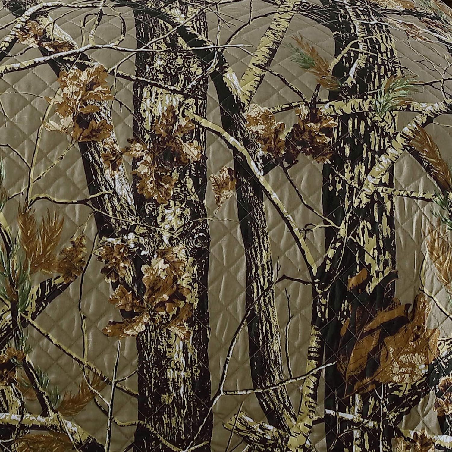 Chezmoi Salem 3-Piece Forest Quilt Set - King Size