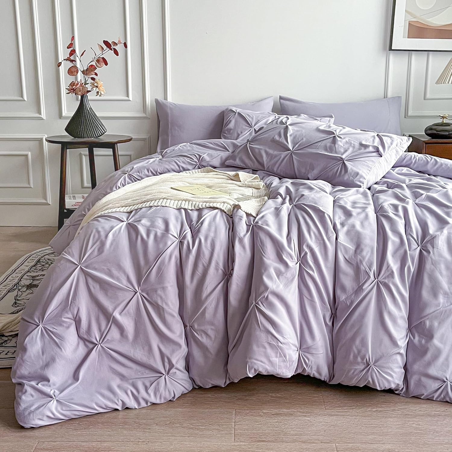 MapleStone Twin XL Comforter Set - Light Purple