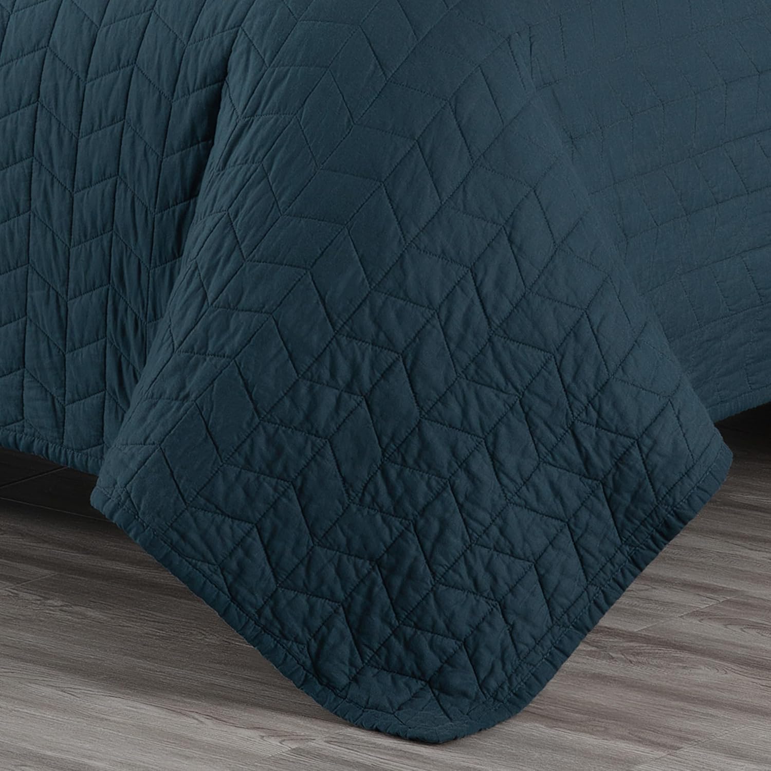 Chezmoi Collection Madrid 3-Piece Cotton Quilt Set