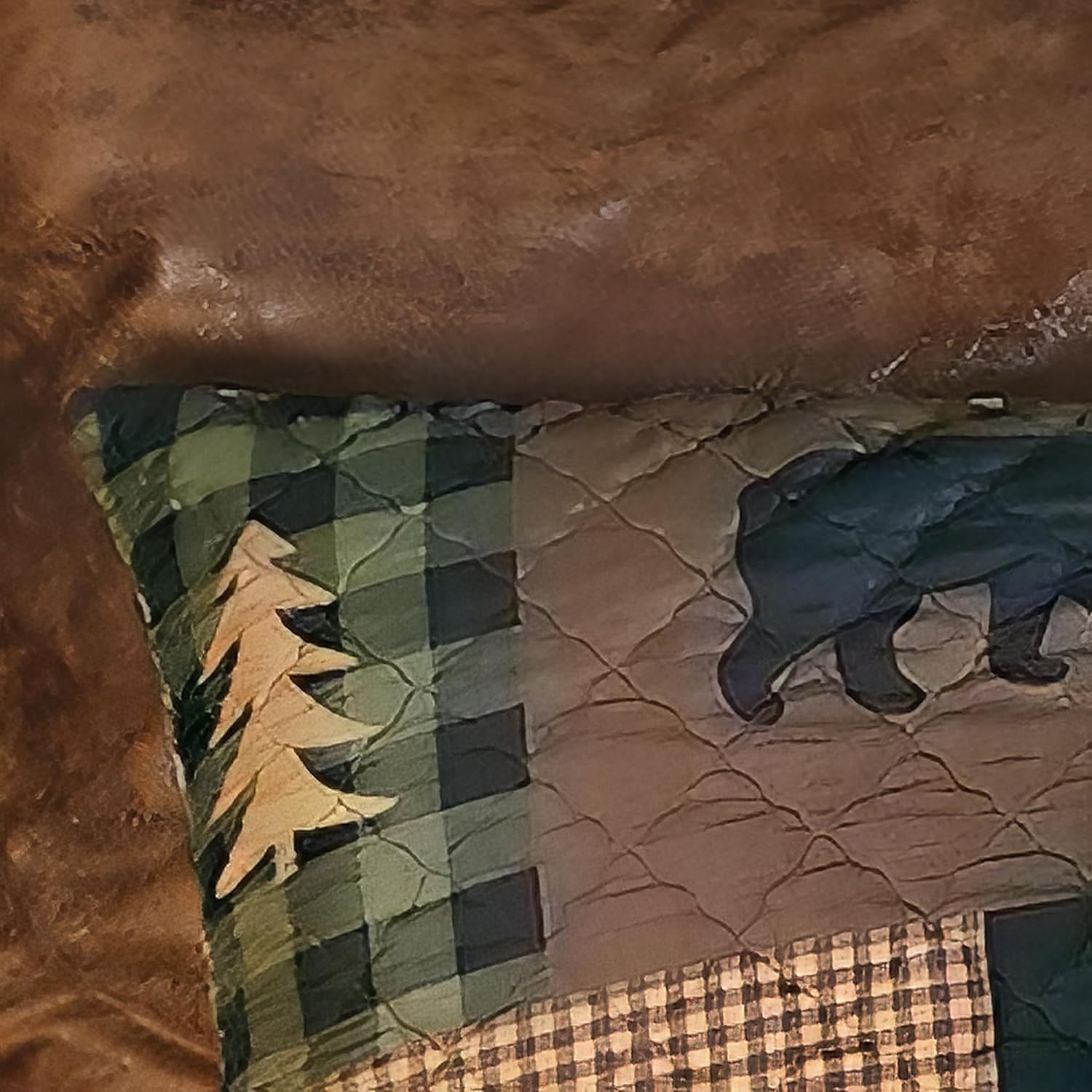 Black Bear Pines Quilt Bed Set - Queen