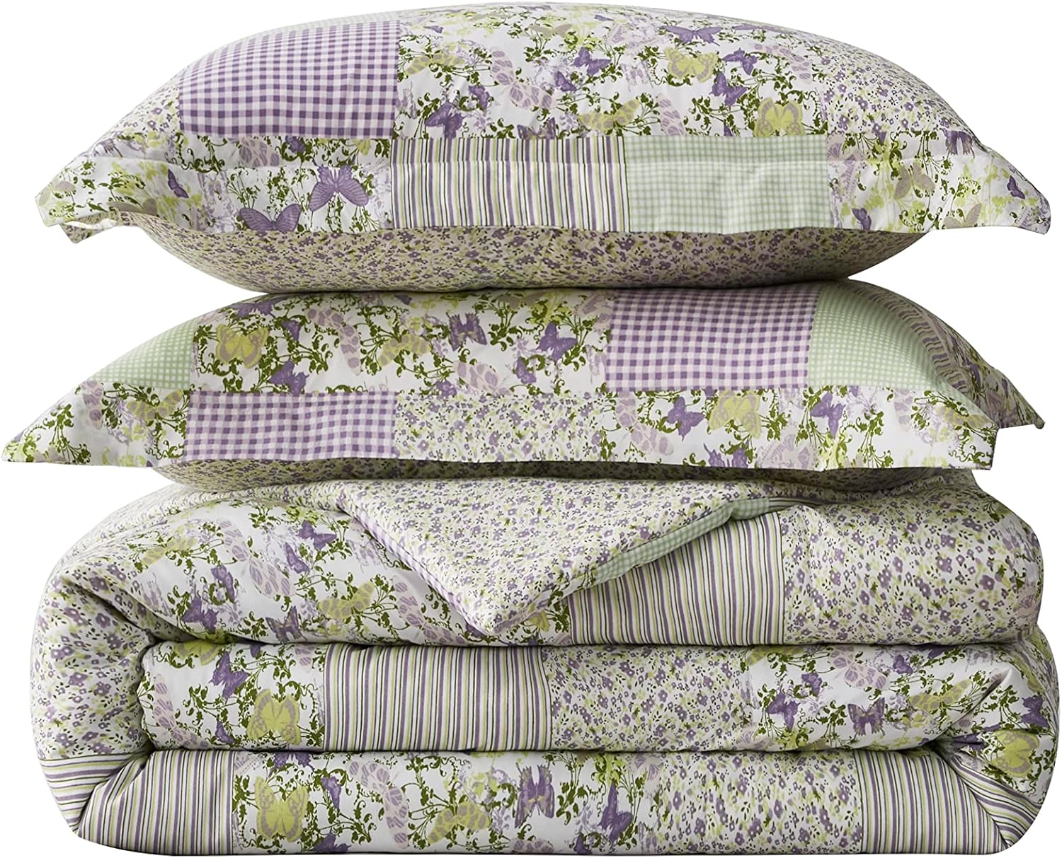 Chezmoi Collection Daisy 3-Piece Comforter Set