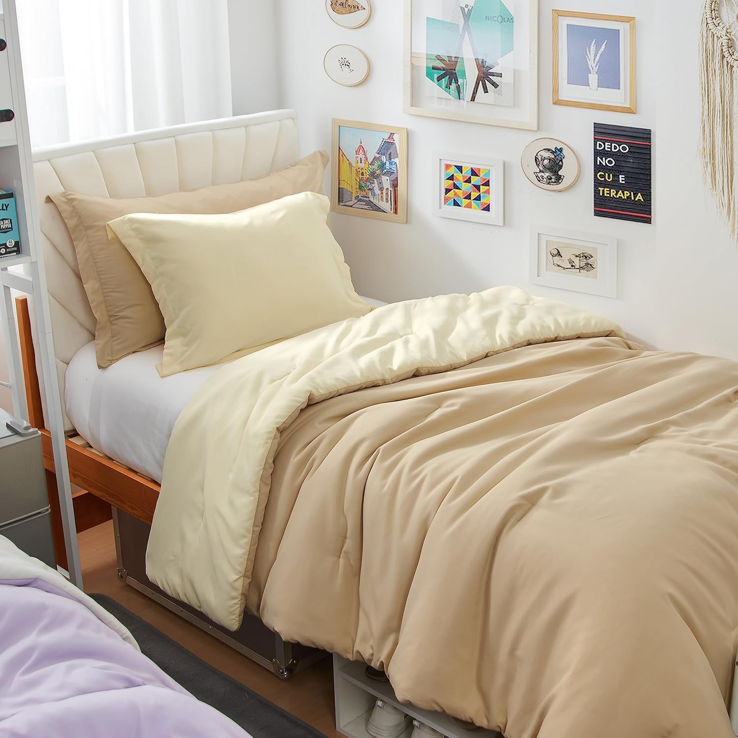 DormCo Cozy College Comforter Set - Twin XL MarzipanRutabaga