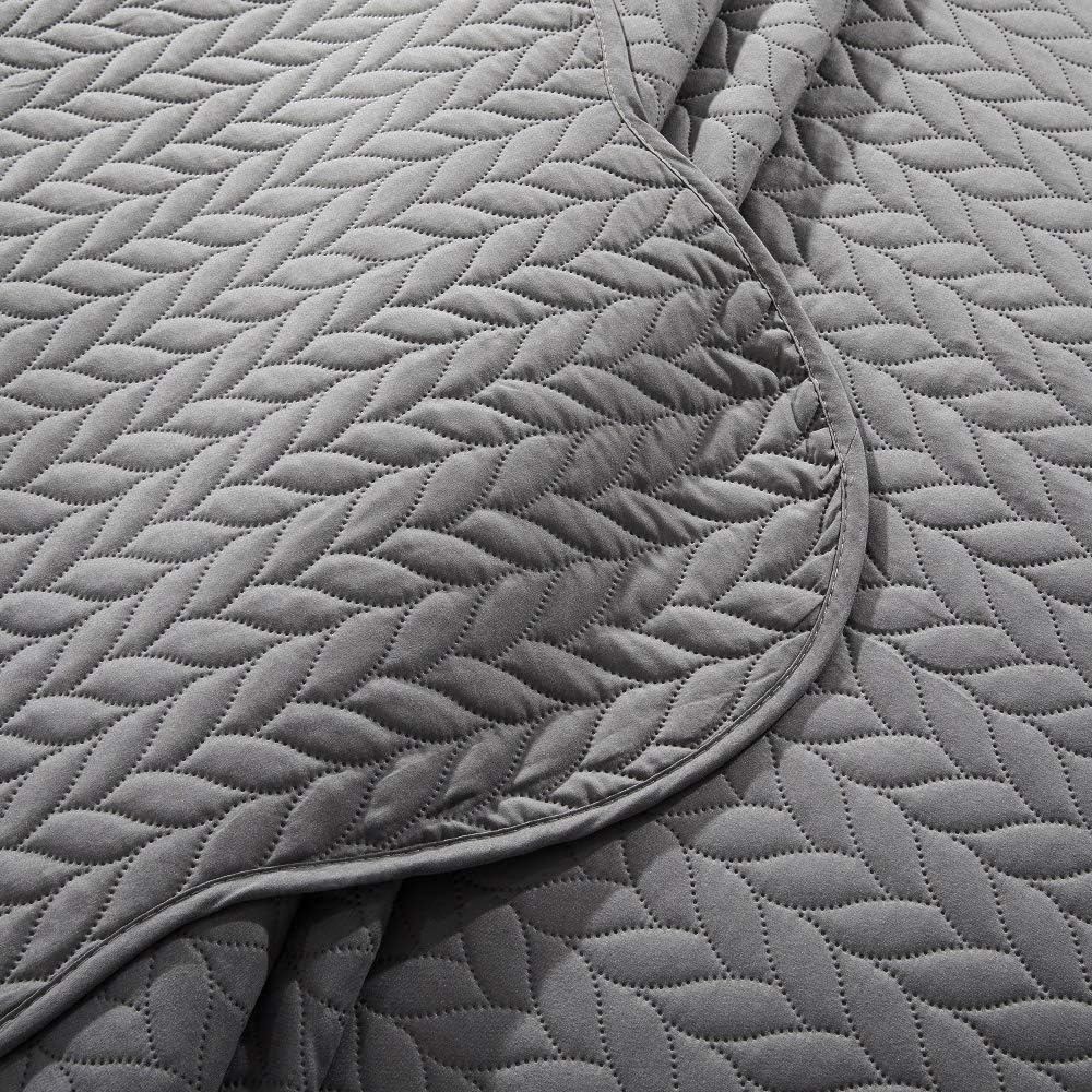 MOONLIGHT20015 Twin Quilt Set with Pillow Sham for All Seasons