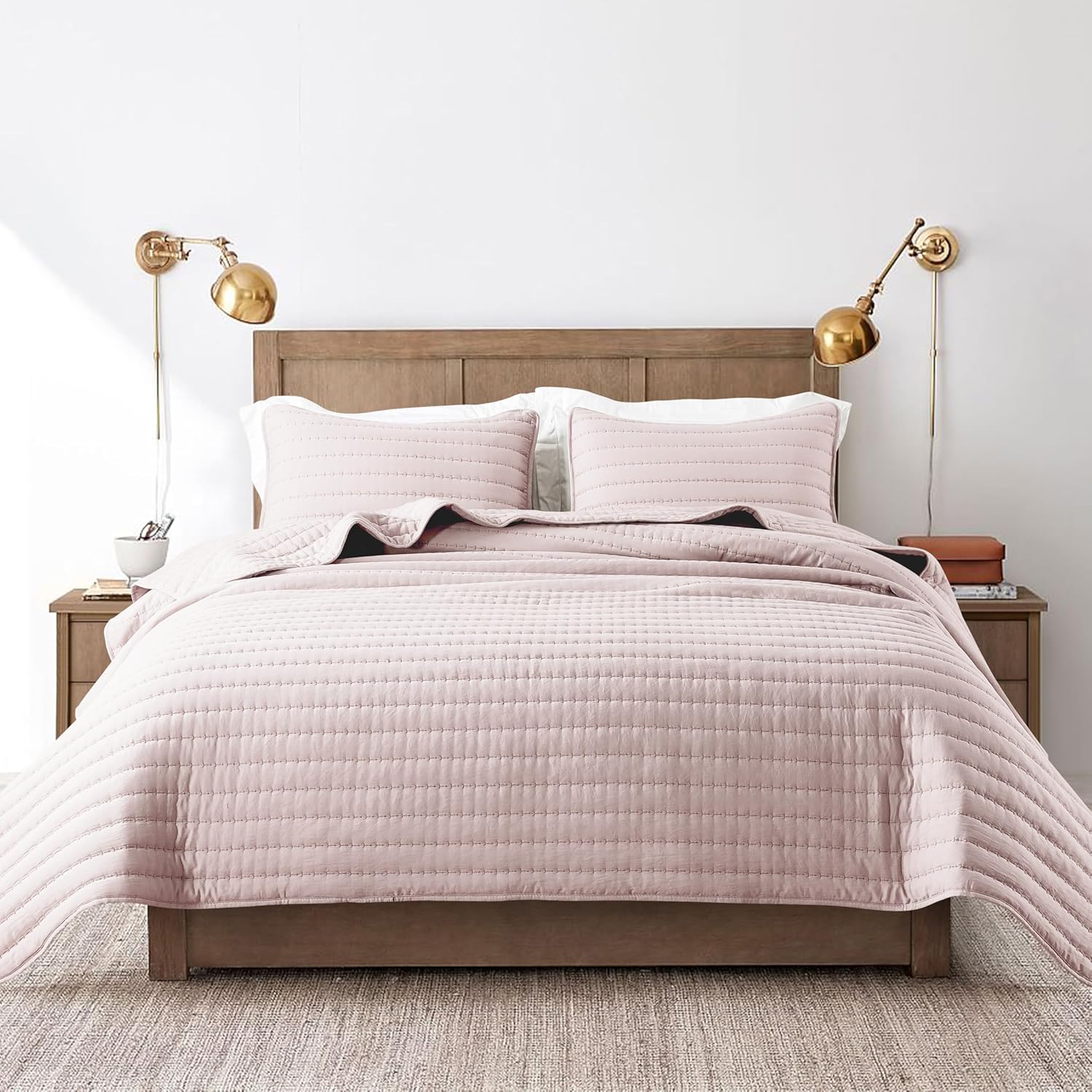 ROARINGWILD Cal King Quilt Set with Pillow Shams