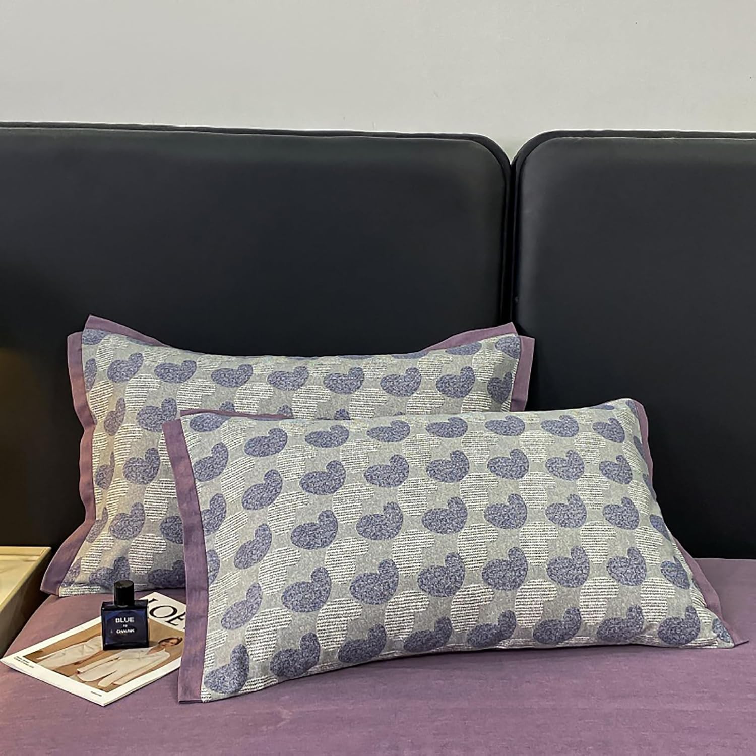 Floral Bed Sheet Set Thickened Sanding Cotton Elegant Wide Brim 4 Piece