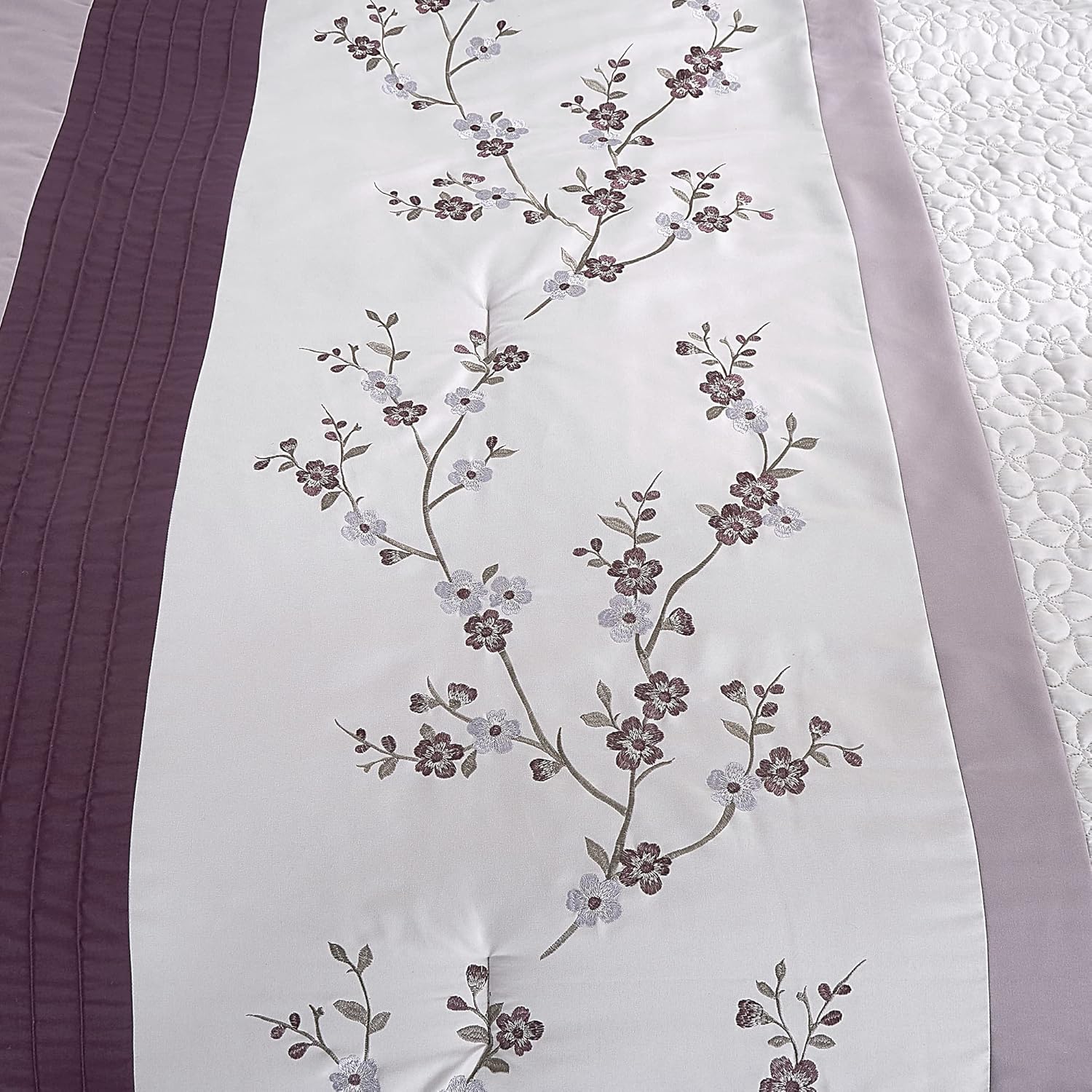 Chezmoi Collection Linnea 7-Piece Comforter Set Queen