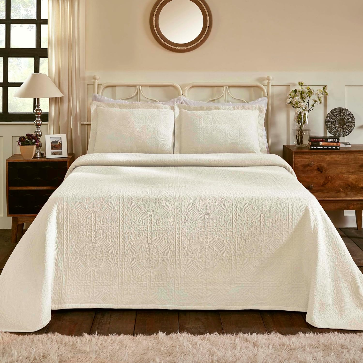 BLUENILEMILLS BNM Matelasse Bedspread Set of 3