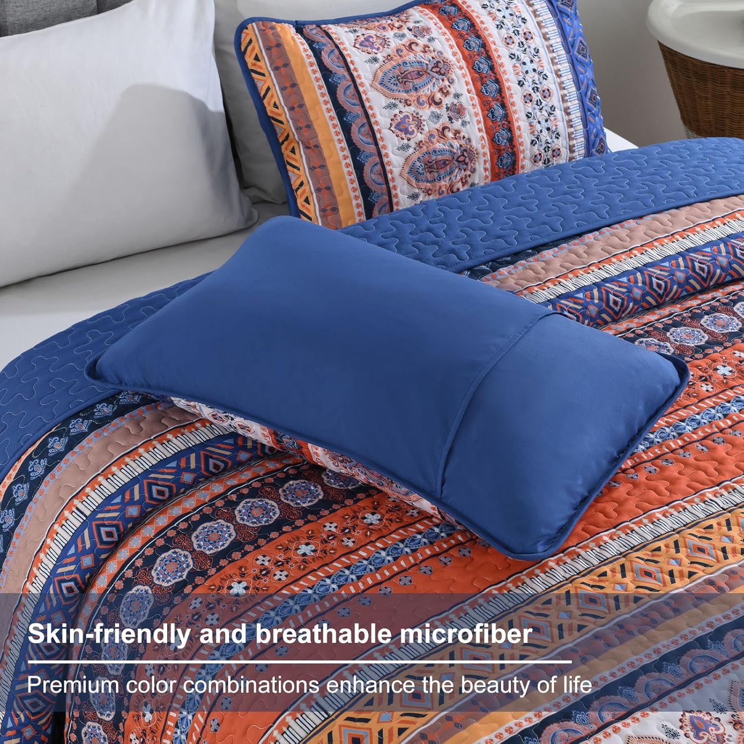 Goodidea Boho Quilt Set King Size 3 Pieces