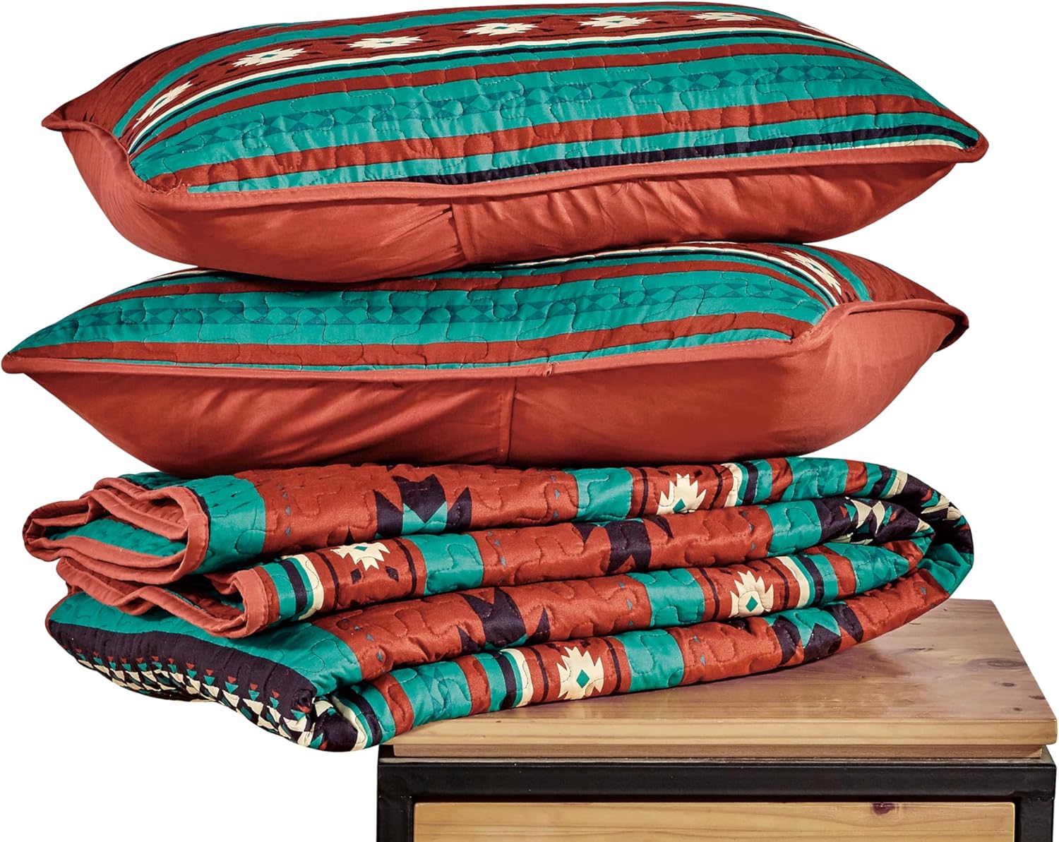 Chezmoi Collection 3-Piece Quilt Set
