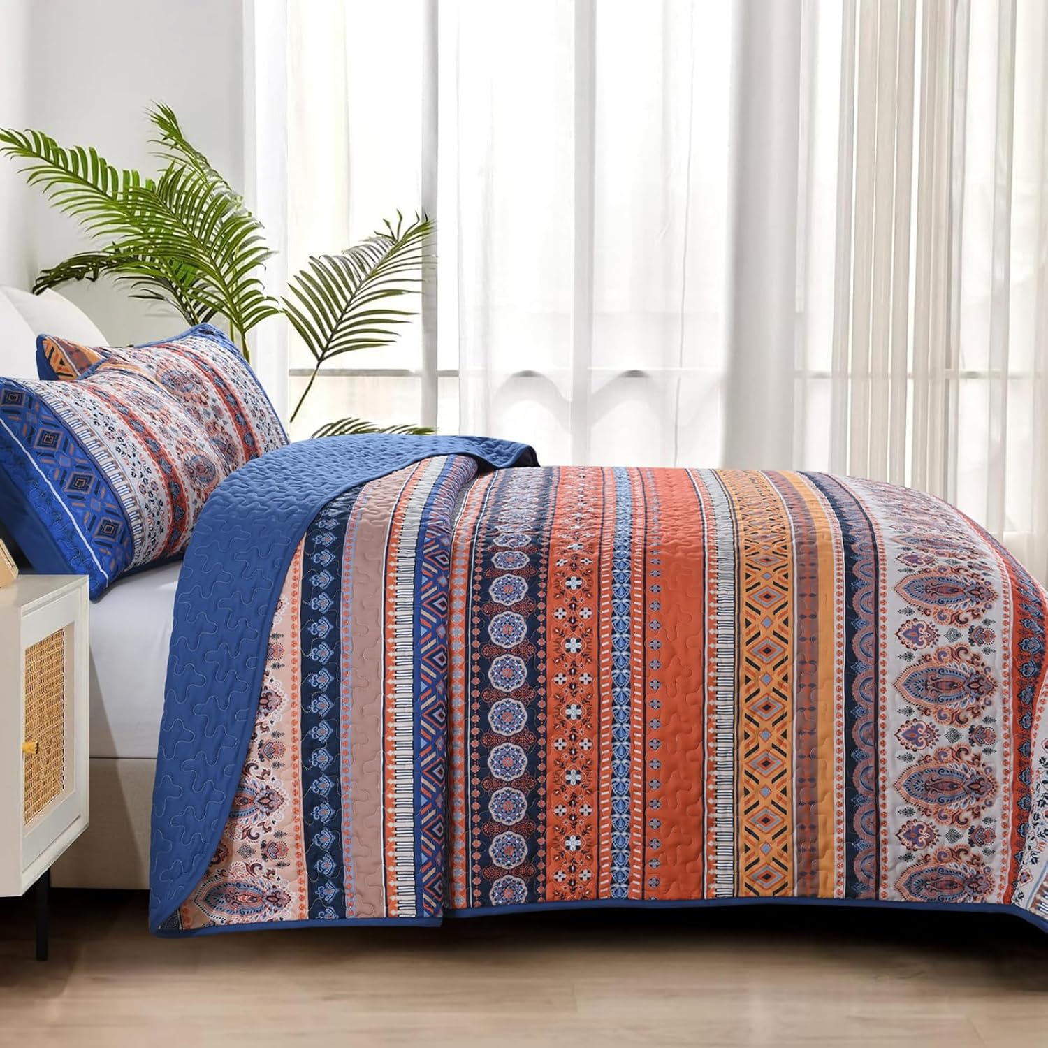 Goodidea Boho Quilt Set King Size 3 Pieces