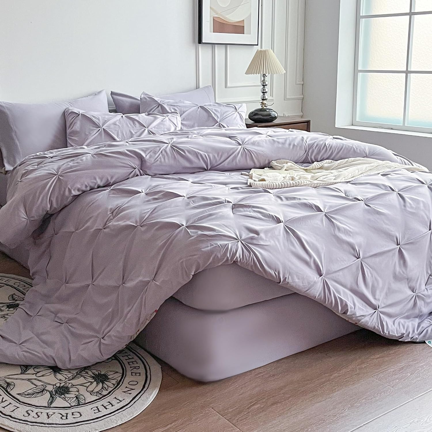 MapleStone Twin XL Comforter Set - Light Purple