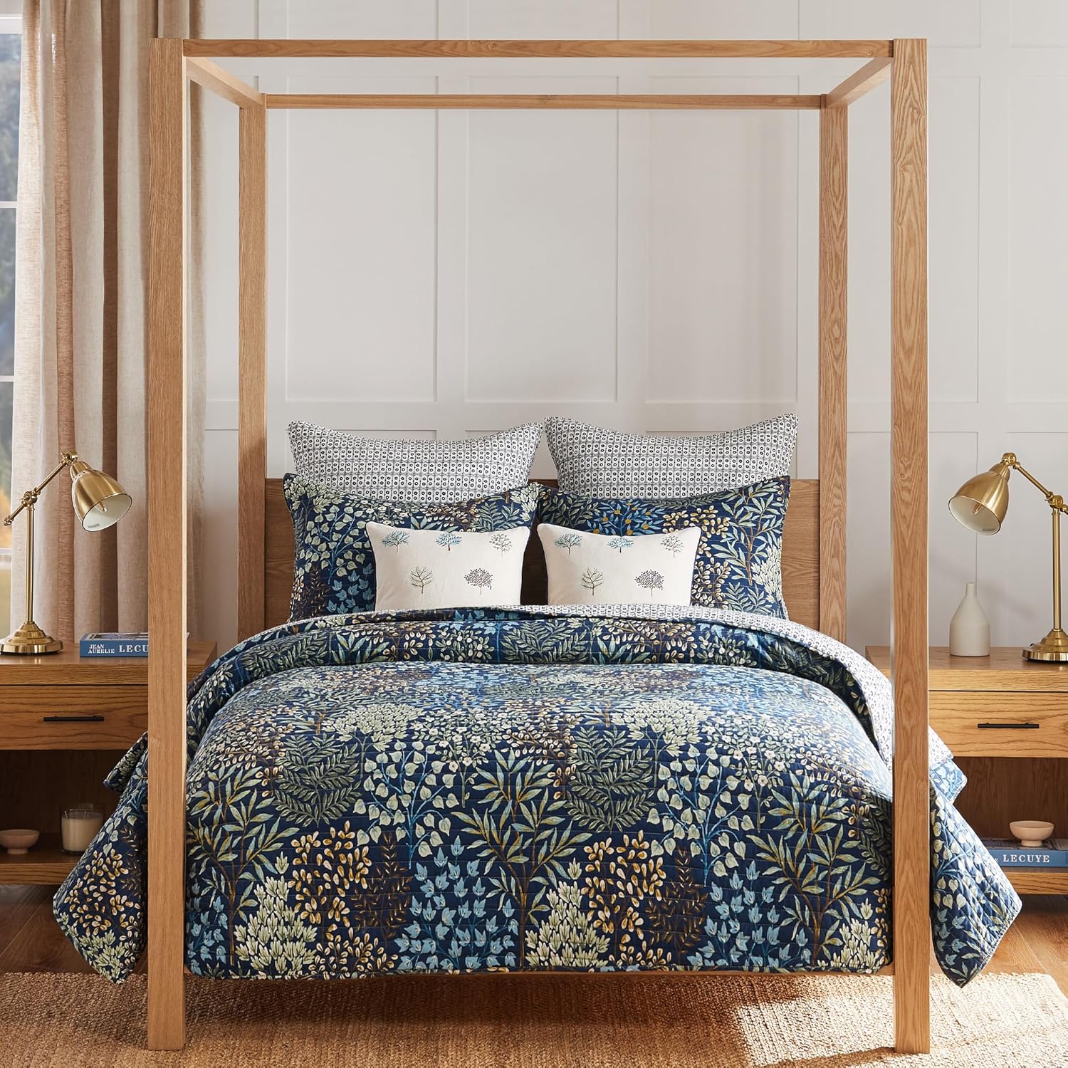 Levtex Home English Forest Navy Quilt Set 1