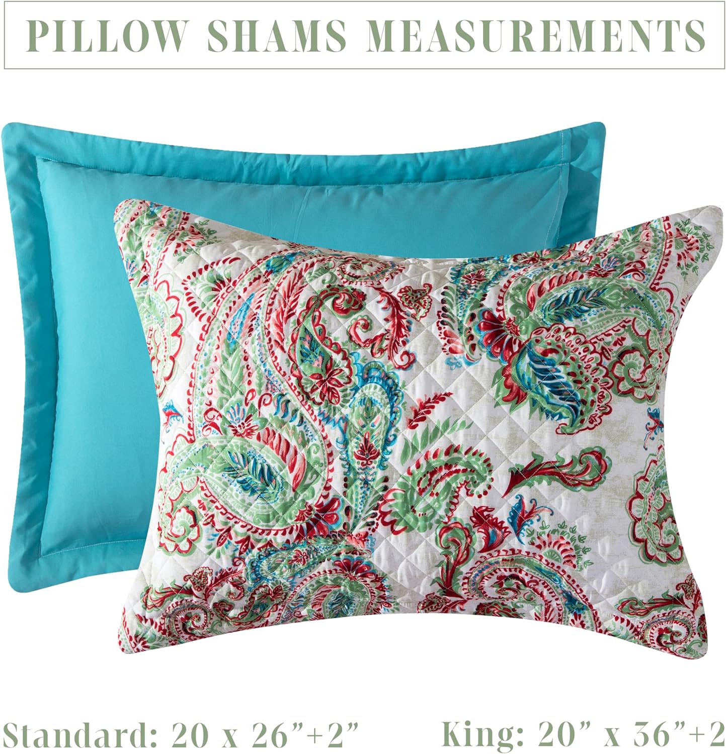 Elegant Comfort 3-Piece Reversible Quilt Set - Twin XL Turquoise