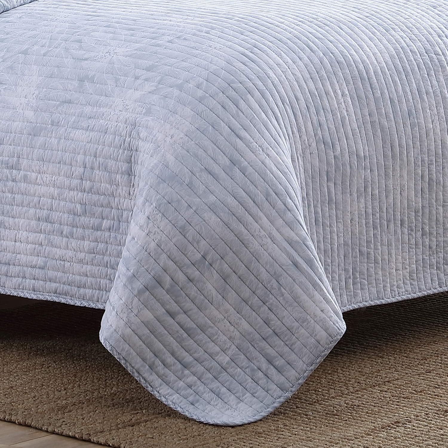 Tommy Bahama Twin Quilt Set - Reversible Cotton Bedding with Matching Sham 1