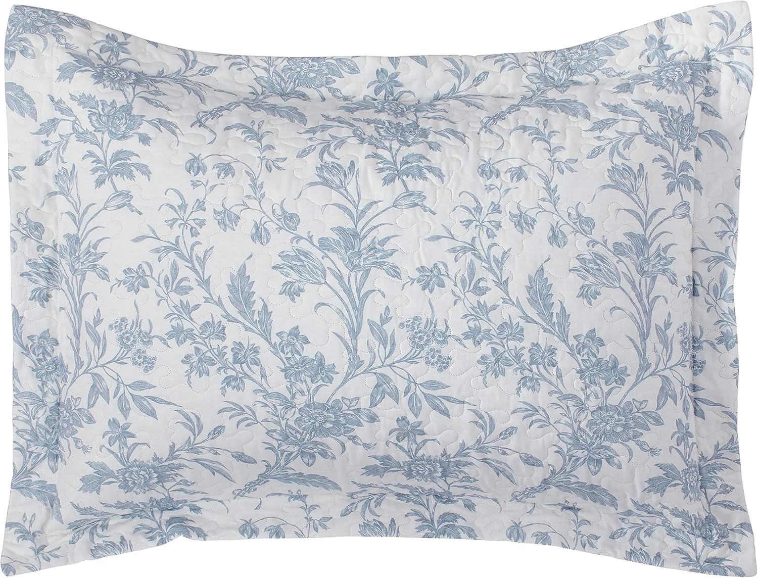 Laura Ashley Twin Quilt Set in Amberley Soft Blue
