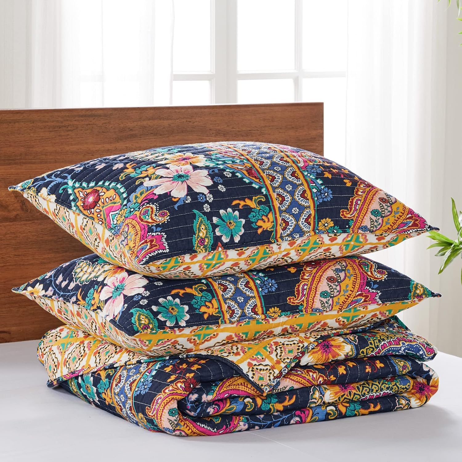 Levtex Home Bertelli Navy Quilt Set