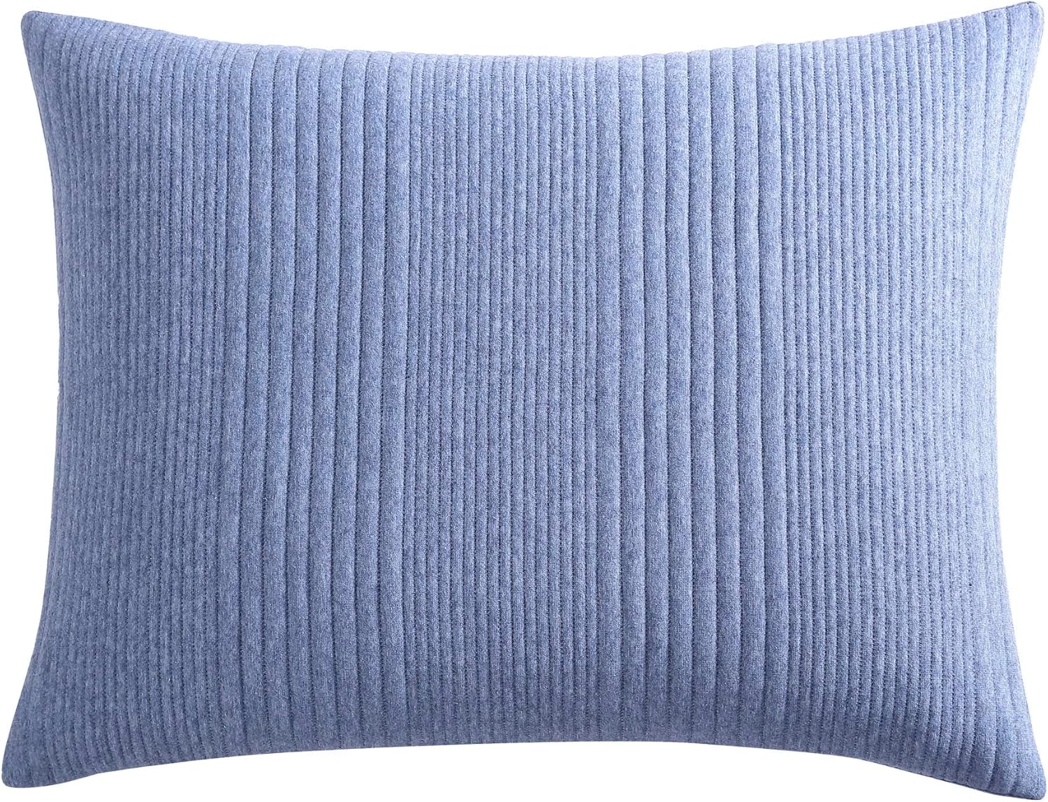 Brielle Home Atlas Jersey Knit Quilt Set - Medium Blue Twin 1