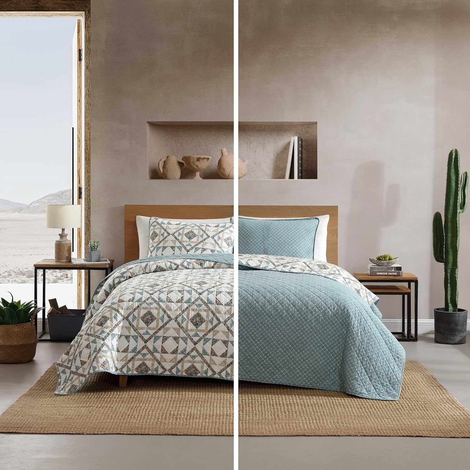 Wrangler Twin Quilt Set - Super Soft Reversible Bedding