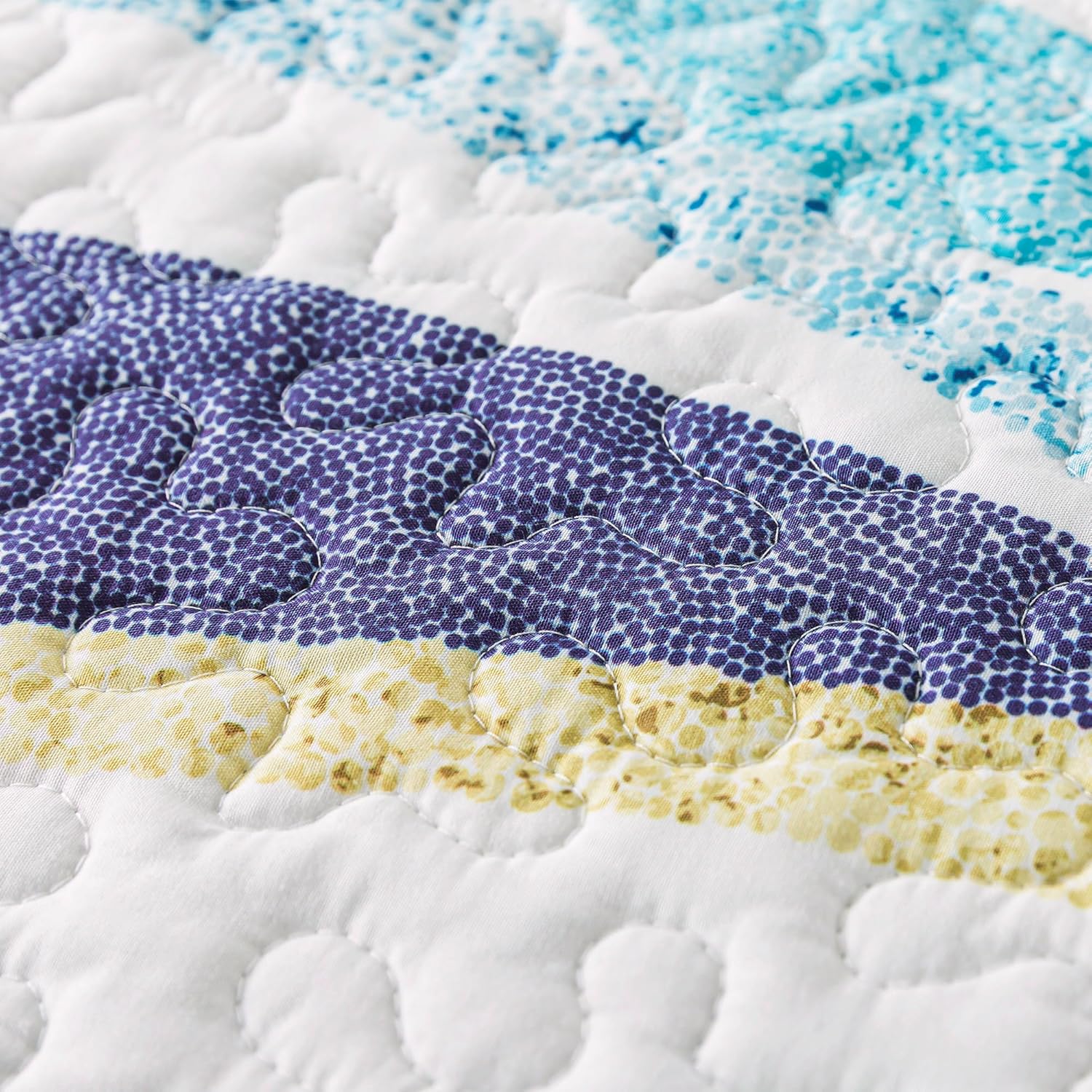 HoneiLife Ocean Quilt Queen Set 3 Piece 1