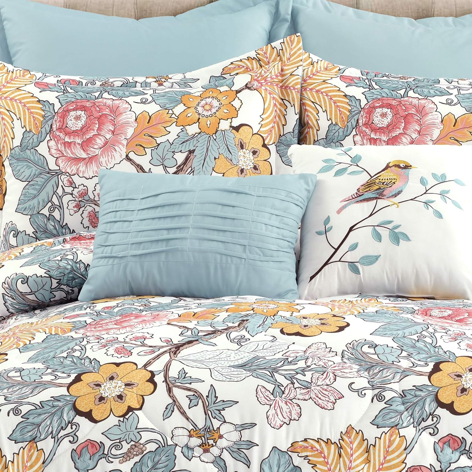 Lush Decor Sydney Comforter Set 7 Piece King