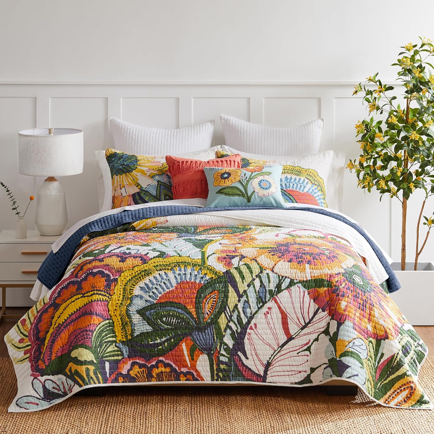 Levtex Home Grandiflora Garden Quilt Set 1
