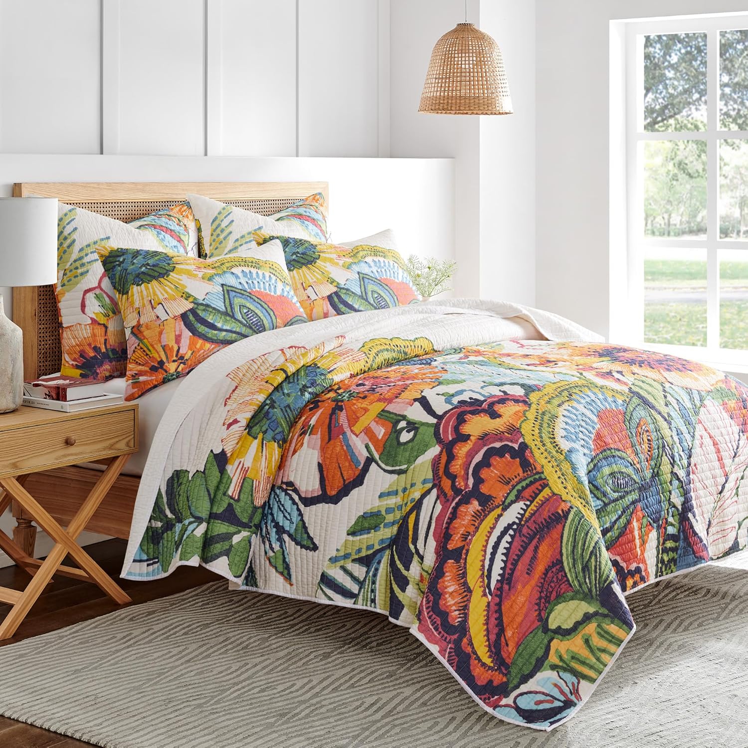 Levtex Home Grandiflora Garden Quilt Set 1