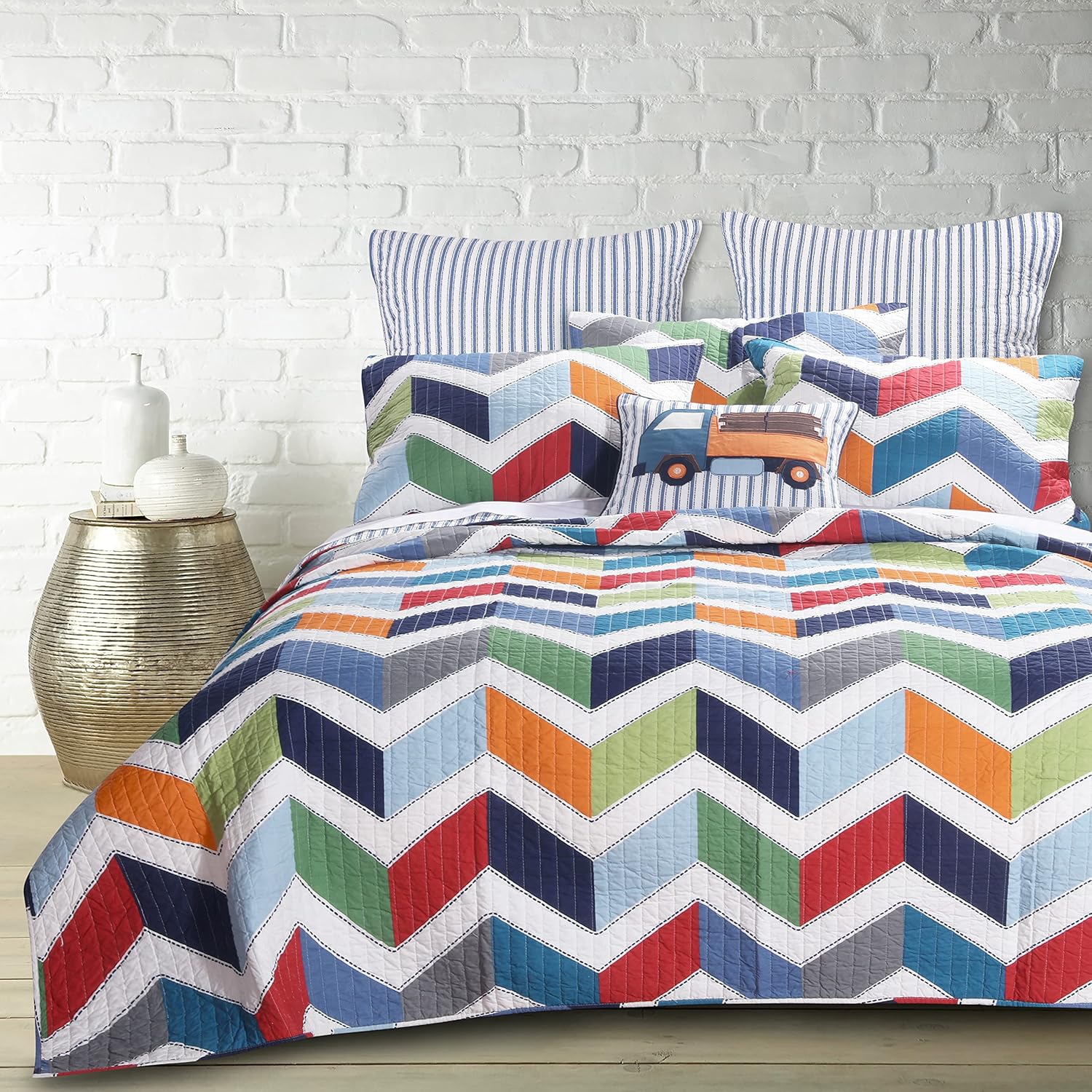 Levtex Home Dominik Quilt Set - FullQueen