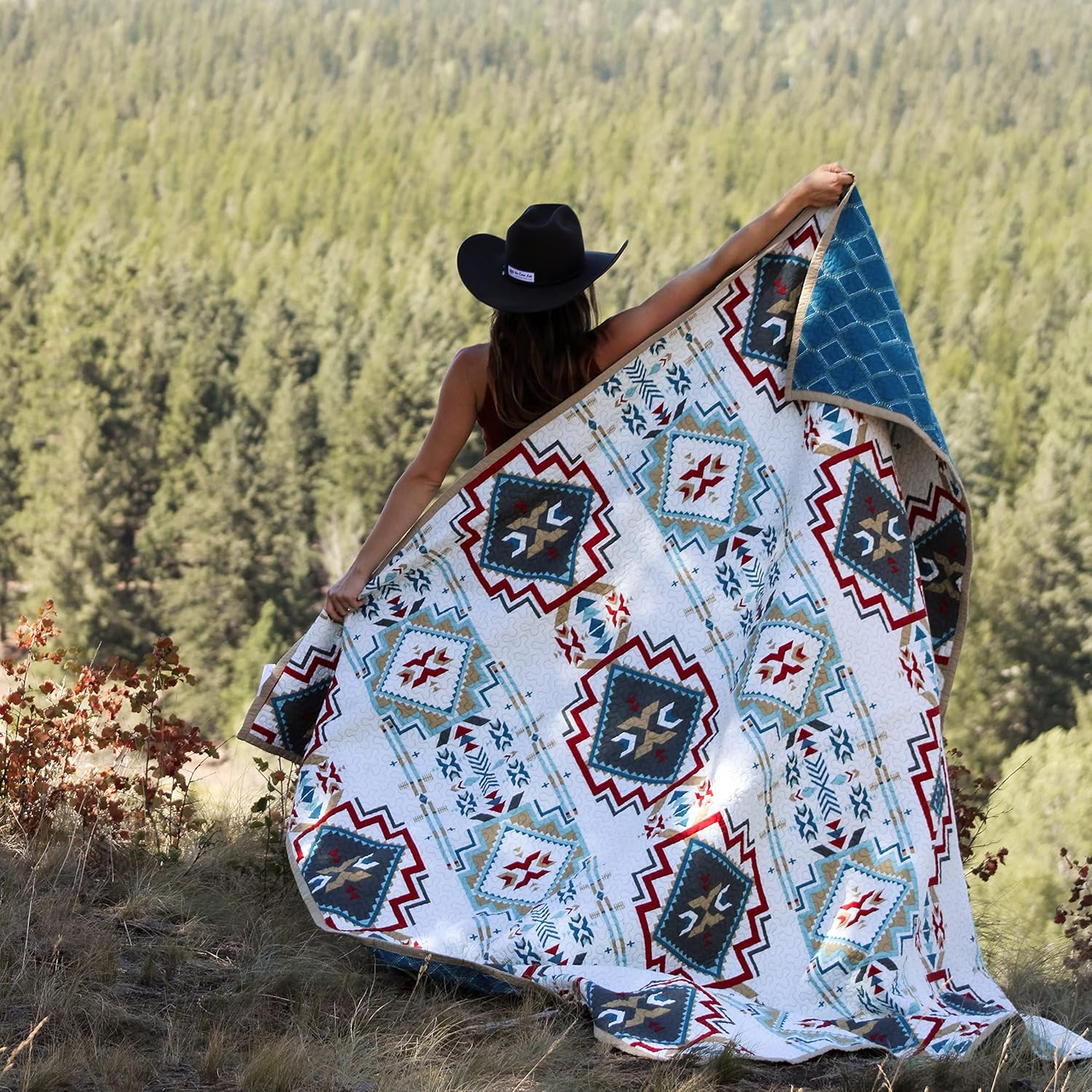 Paseo Road Spirit Valley Western Quilt Set 3 Piece