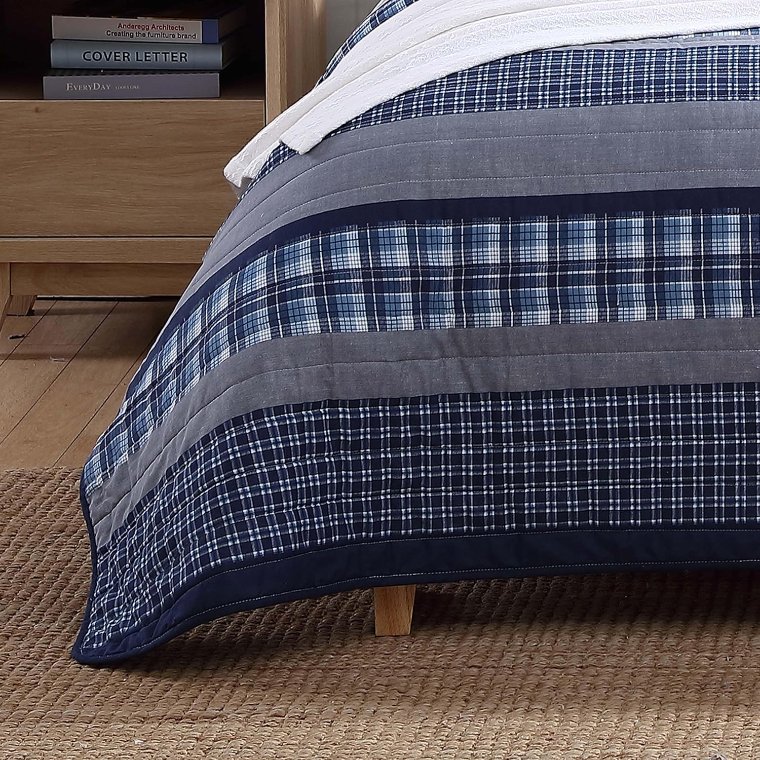 Nautica Twin Quilt Set in Addison Blue