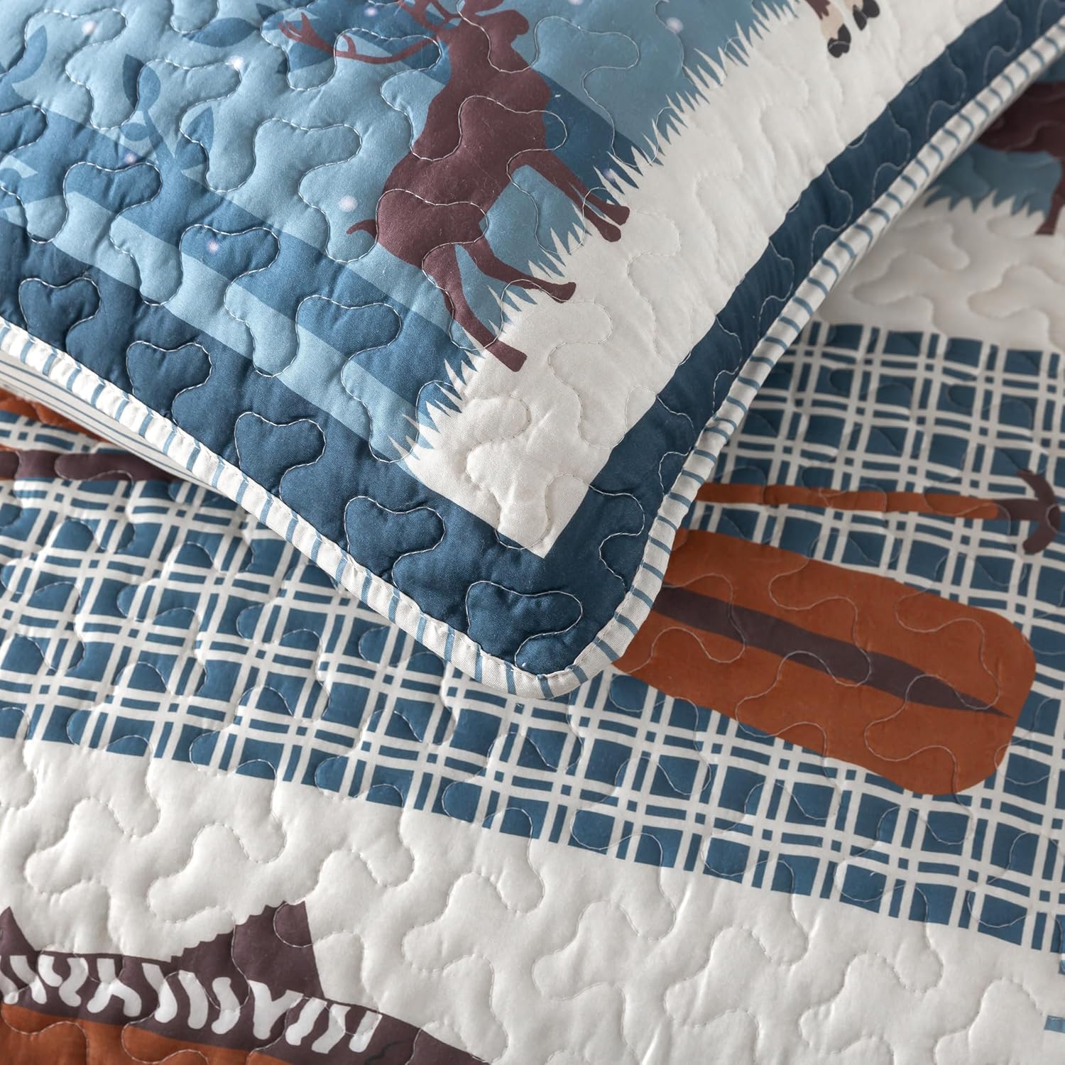 Soul Lane True North Fish Quilt Set - Twin