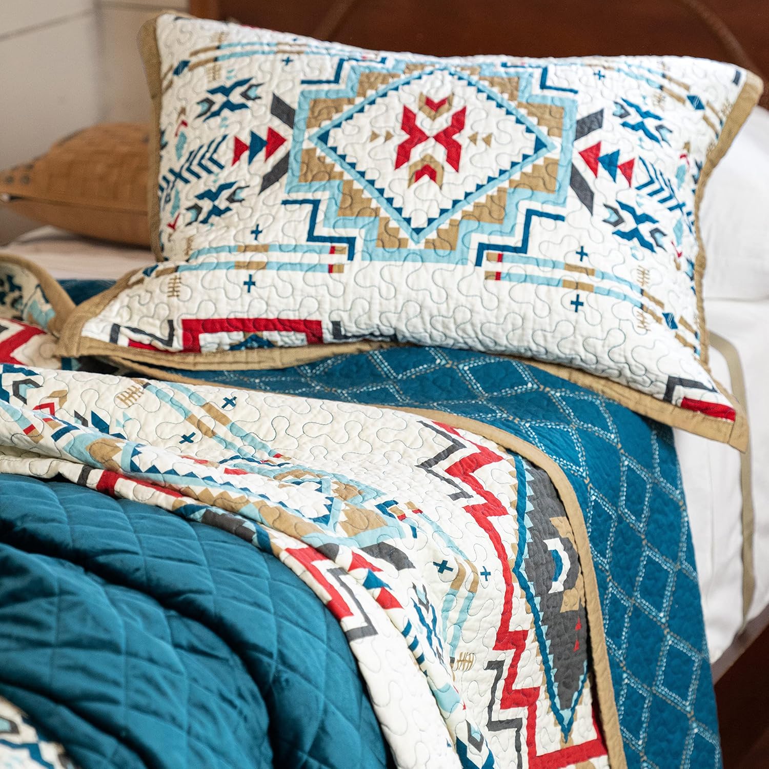 Paseo Road Spirit Valley Western Quilt Set 3 Piece