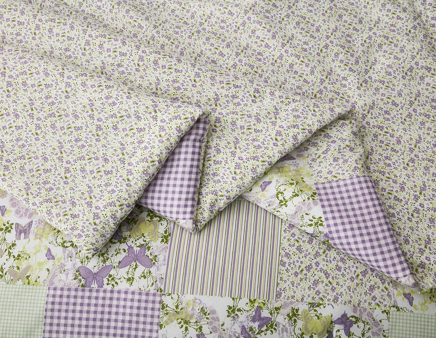 Chezmoi Collection Daisy 3-Piece Comforter Set