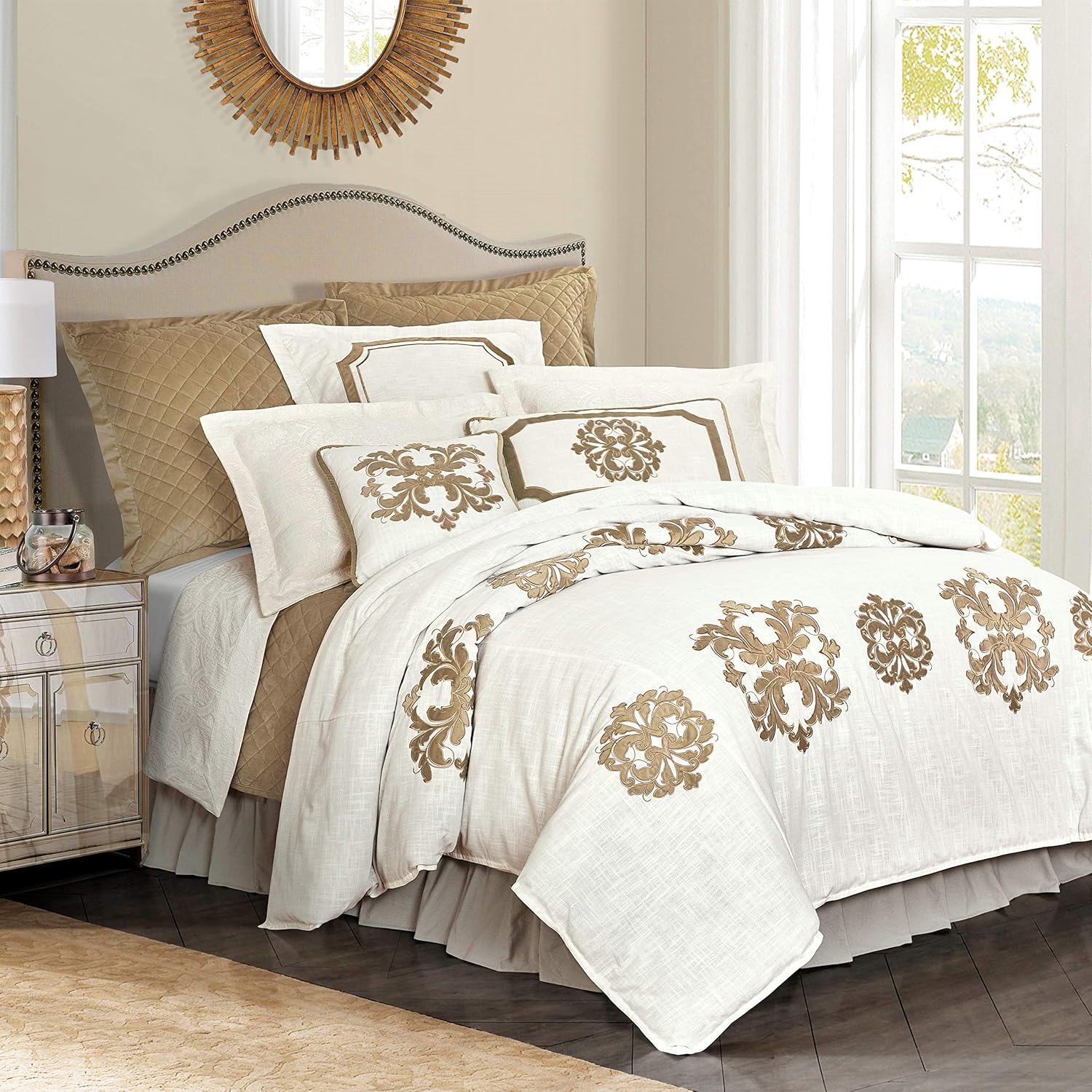 HiEnd Accents Madison 6 Piece Duvet Cover Set