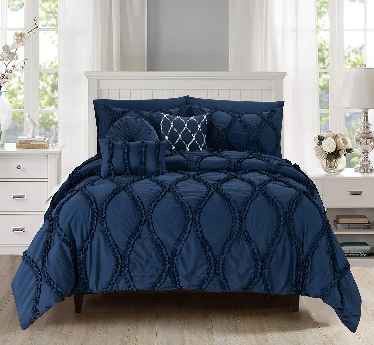 Elegant Comfort 10pc Infinity Bed-in-a-Bag Set