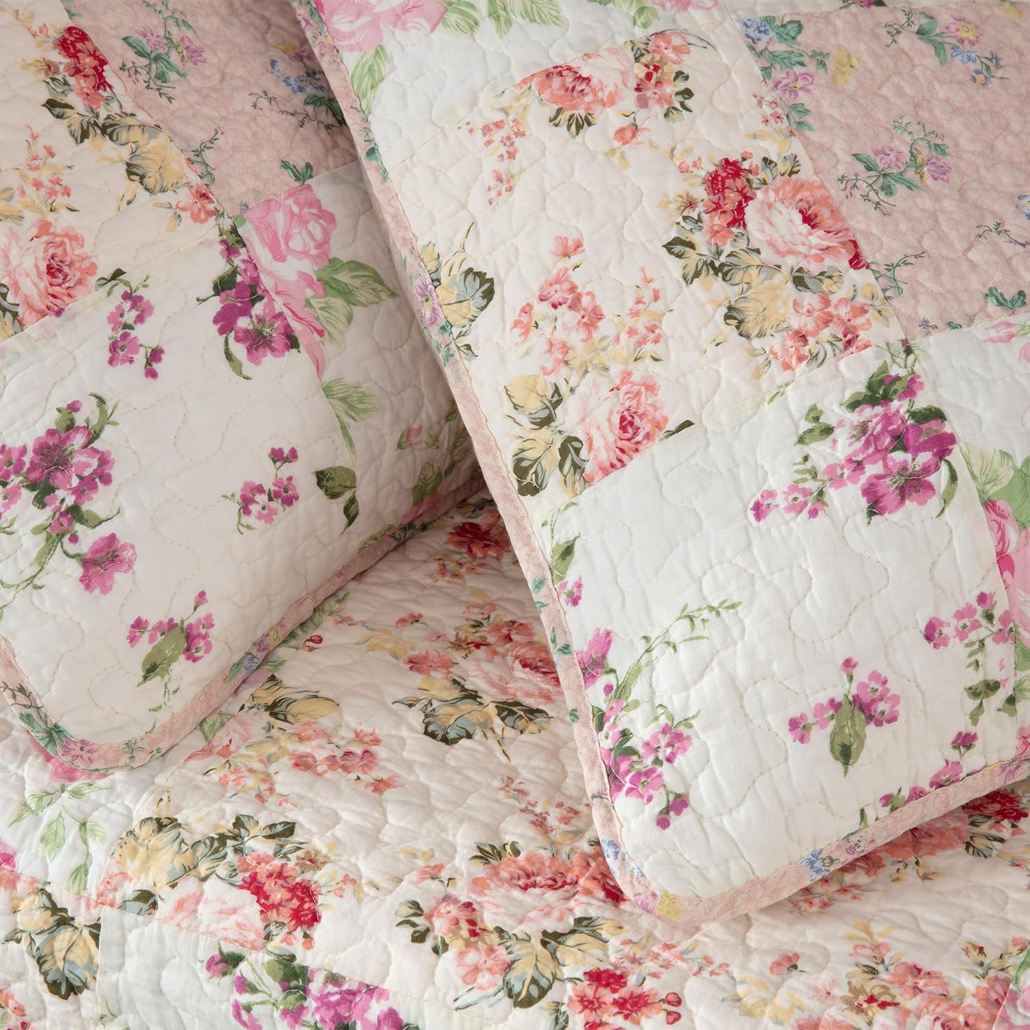 Chezmoi Abbi 5-Piece Pink Shabby Chic Daybed Set 1