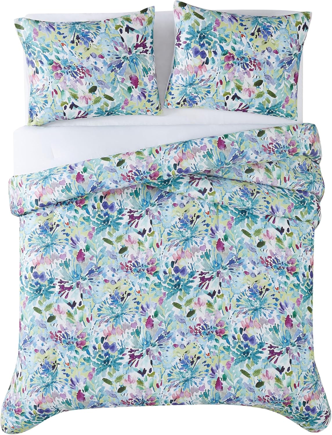 Christian Siriano Dhalia Botanical Floral Comforter Set Twin XL 1