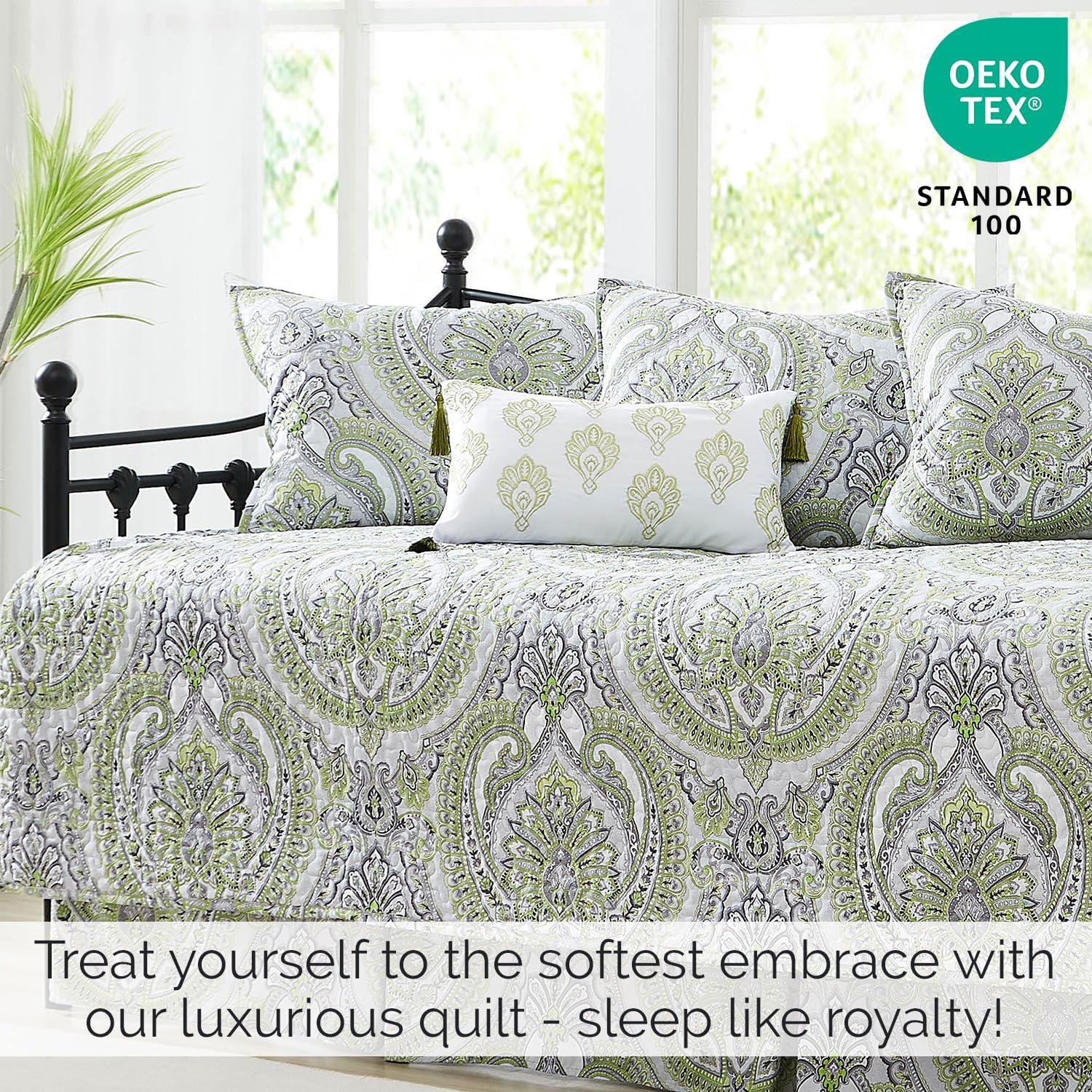 Southshore Fine Living Twin Daybed Comforter Set 6-Piece Boho Design