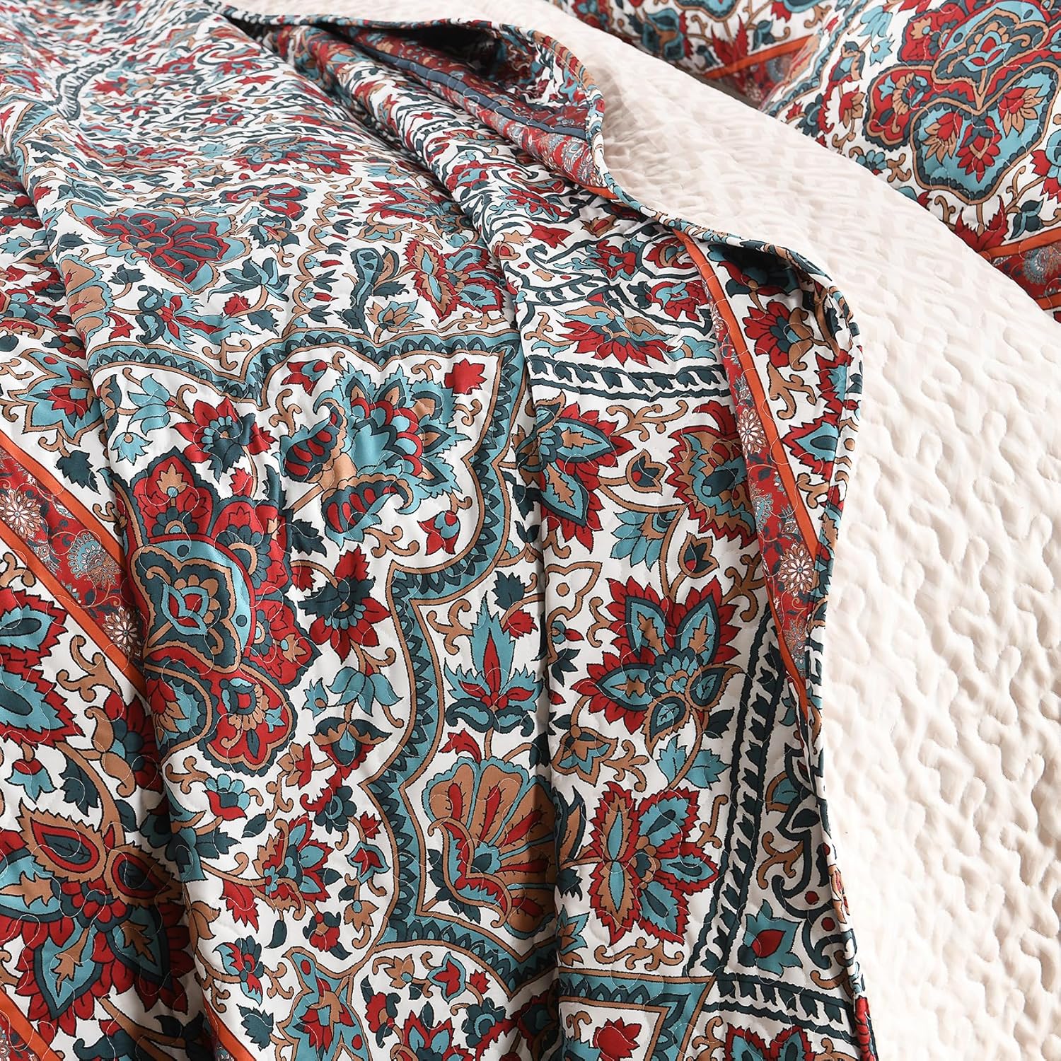 HORIMOTE HOME Boho Reversible Queen Quilt Set
