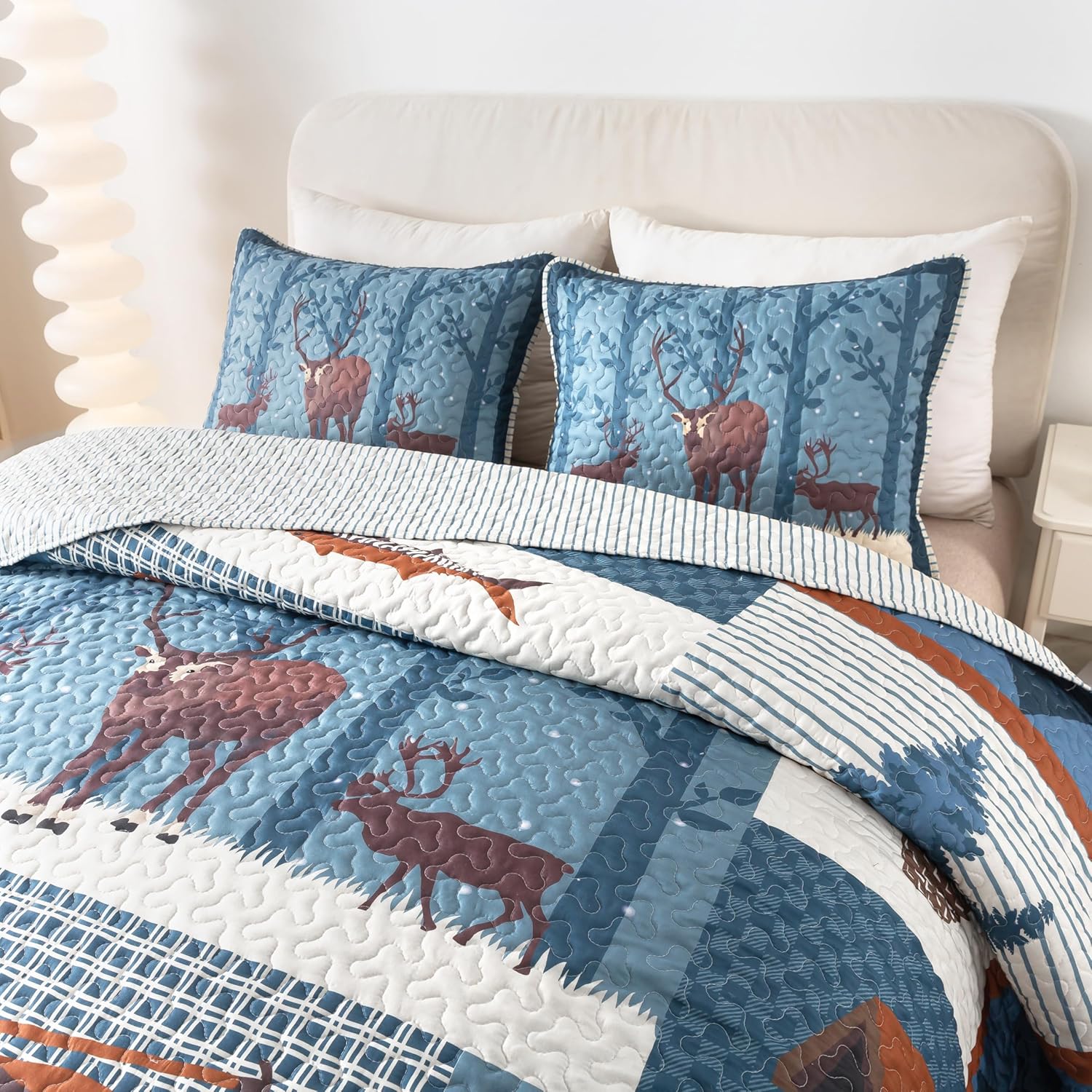 Soul Lane True North Fish Quilt Set - Twin